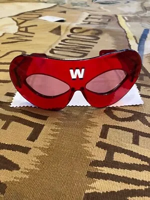 P/l Walter Van Beirendonck Rare Unisex Red Mask Sunglasses • £195