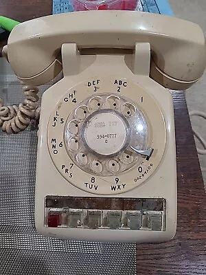 Vintage 1970 Rotary Western Electric/Bell Beige 565HK Multi Line Telephone .  • $28.95