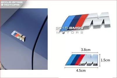 WING BADGE Fender Emblem Logo For BMW M TECH M All 1 2 3 4 5 Series M Sport Tech • $8.99