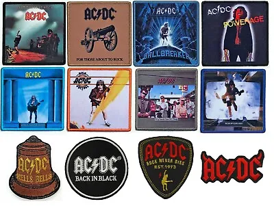 £3.50 • Buy AC/DC - OFFICIAL IRON ON PATCH - POWERAGE Ballbreaker LOGO Dirty Deeds + MORE