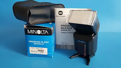 Konica Minolta 3600HS(D) Shoe Mount Flash For  Konica Minolta • $84.95