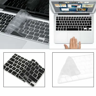 £3.99 • Buy Silicon UK/EU Layout Keyboard Skin Cover For Apple Macbook Air11 13 Pro 13 15 16