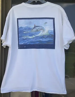 $14.99 • Buy Vintage Southeastern Wildlife Exposition Charleston SC Ocean Art T-Shirt XL (35)