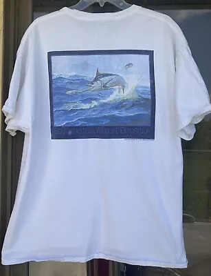 $14.99 • Buy Vintage Southeastern Wildlife Exposition Charleston SC Ocean Art T-Shirt XL (35)