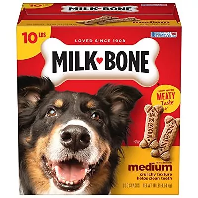 Milk-Bone Original Dog Biscuits Medium Crunchy Dog Treats 10 Lbs • $22.04