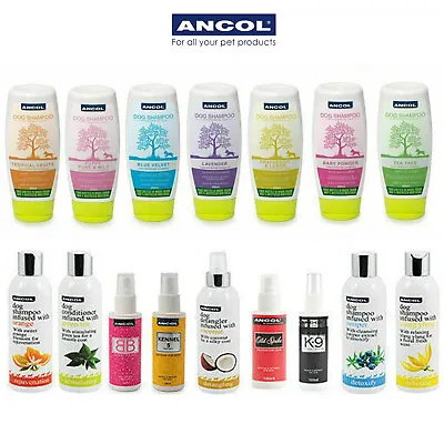 £6.49 • Buy Ancol Dog Puppy Shampoo Conditioner Luxury Cologne All Scents Bath Wash Grooming