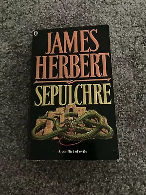 James Herbert: Sepulchre: Signed Uk Paperback First Printing • £34.95