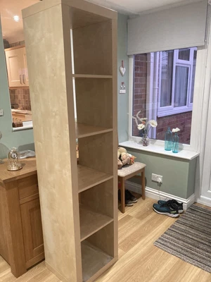 £15 • Buy Tall 5 Cube Unit Light Brown 