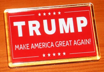 President Donald Trump MAGA Make America Great Again Banner Fridge Magnet • £2.50