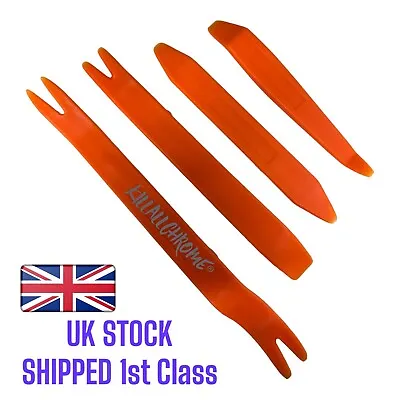 4Pcs Car Trim Radio Removal Tool Kit Panel Door Pry Dash Interior Clip Set New • £3.99