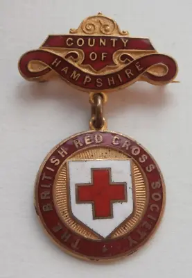 British Red Cross Society County Of Hampshire Nurses Medal Named To L.m. Salter • £14.99