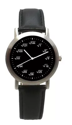  Mathematics Dial  Unisex Watch Has Square Root Equations At Each Hour Indicator • $55