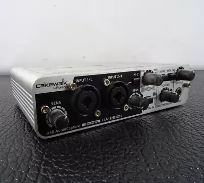 Roland Cakewalk UA-25EX USB Audio Interface Preamp+48V 24bit 96KHz • £44.99