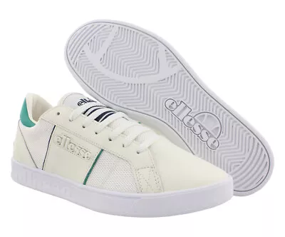 Ellesse LS-80 Leather AM Mens Shoes Size 12 Color: Off White/Green • $44.90