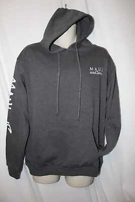 Mens Maui And Sons Pullover Hoodie L Nwt Cookie Logo Gray • $27.95