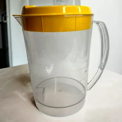 Mr. Coffee 3 Quart Iced Tea Maker Replacement Pitcher - Yellow Lid • $15.99