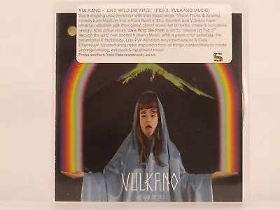 VULKANO LIVE WILD DIE FREE (94) 11 Track Promo CD Album Picture Sleeve VULKANO M • $9.88