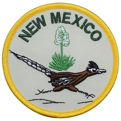 New Mexico Roadrunner Patch - Albuquerque Santa Fe Southwest NM 3  (Iron On) • $3.74