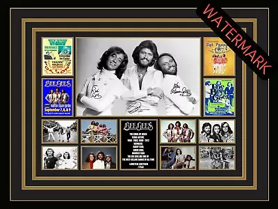 Bee Gees Limited Edition Signed & Framed Memorabilia - How Deep Is Your Love • $118.99