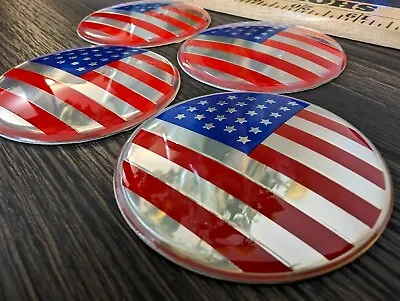 Central Wheel Caps US FLAG Habcap 4pc • $19.99