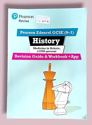 PEARSON EDEXCEL GCSE 9-1 History Medicine In Britain Revision Guide And Workbook • £2.99