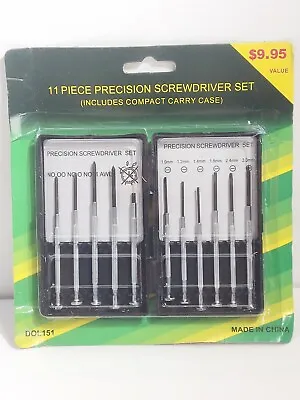 11 Pc Precision Screwdriver Set Electronic Micro Hobby Jewelry Watch Mini  • $9.99