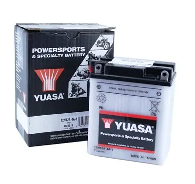 $89.99 • Buy Yuasa 12N12A-4A-1 Honda CB350 Super Sport Four '68-'74 Conventional 12v Battery