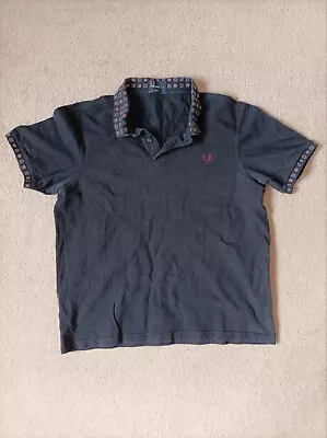 £0.99 • Buy Mens Fred Perry Polo Shirt Large Aztec Pattern 
