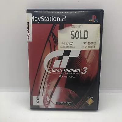 Gran Turismo 3 PlayStation 2 Complete With Manual Free Postage AU Seller • $14.99