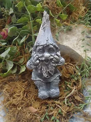 Latex Only Gnome / Elf Concrete Plaster Mold 4 H X 2 W • $39.95