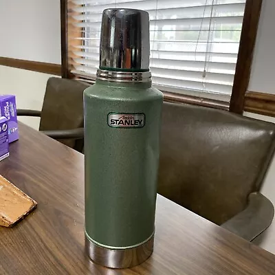 Stanley Stainless Steel Thermos Vintage Aladdin Half Gallon With Stopper A945DH • $25