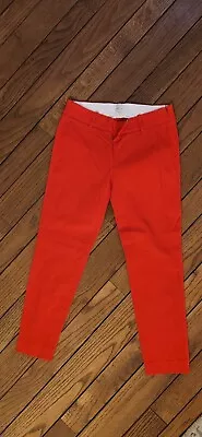 Orange Jcrew Minnie Dress Pant Size 2 Ankle Length • $20