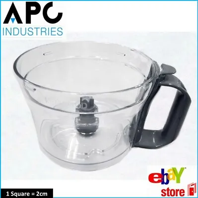 Genuine Kenwood Multipro Food Processor Fpm250/270 Bowl Grey Handle  #kw714982 • $36.70