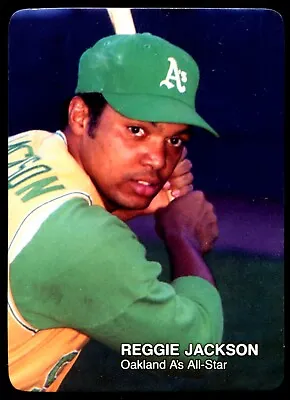 1987 Mothers Cookies OAKLAND ATHLETICS A'S #5 REGGIE JACKSON OUTFIELD HOF • $4.99