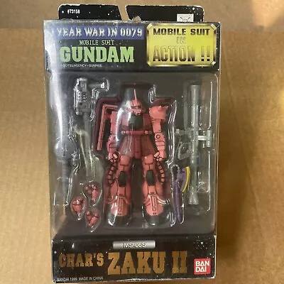 Char’s Zaku II MS-06S Bandai Mobile Suit Gundam In Action Figure MSIA MIA JP Ver • $39.98