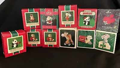 Lot Of 11 Vintage Hallmark Keepsake Ornaments - Animals - In Original Boxes NOS • $22.55