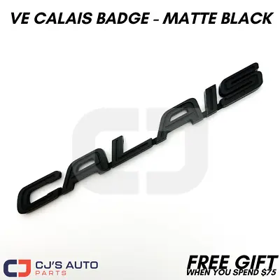 Holden Matte Black VE Calais Sedan Wagon Badge • $32.95