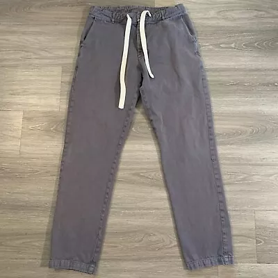 Jungmaven Sweatpants Adult Large Gray Hemp Cotton Blend Drawstring Chino Zip Fly • $74.95