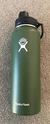 Genuine Hydro Flask Camo Hunter Green Large Thermo Water Bottle 40oz Rare • $21.99