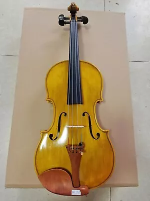 $299 • Buy Master 15” Stradi Model Flamed Maple Back Spruce Top Hand Carved Nice Sound