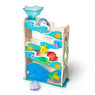 Melissa & Doug Rollables Wooden Ocean Slide Infant And Toddler Toy (5pc) • $21.99