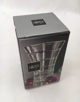 NIB Vintage Mikasa Monarchy 4 ¾” Small Crystal Bud Vase • $14.99