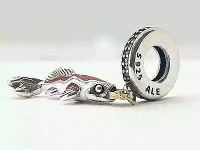 Authentic Pandora Charm Good Fortune Carp Dangle #797829CZ • $28.99