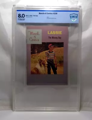 March Of Comics #230 (1962) CBCS 8.0 Lassie Photo Cover File Copy Dell Comics • $54.95