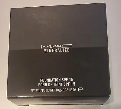 Brand New In Box SEALED MAC Mineralize Foundation SPF 15 10g NC15 • £23.99