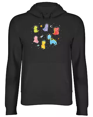 £17.99 • Buy Space Dinosaurs Hoodie Mens Womens Astronaut Universe Top Gift