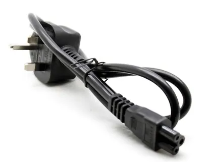 C5 3 Pin LAPTOP AC ADAPTER CHARGER POWER LEAD MAINS CABLE CORD UK PLUG • £6.99