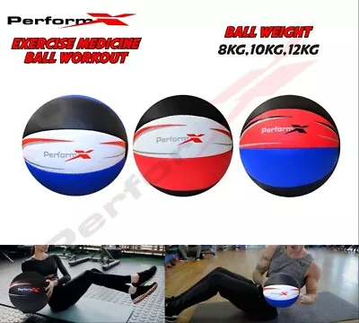 Medicine Ball Slam Ball CrossFit MMA Gym Fitness Training Exercise Balls Workout • $23.16