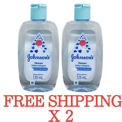 Johnson's Baby Cologne Heaven ( 2 Pack )  125ml Each Free Shipping US • £25.58