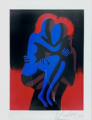 Great Mark Kostabi Colorful Screen-print “heartshare”  Framed  Signed Numbered • $280